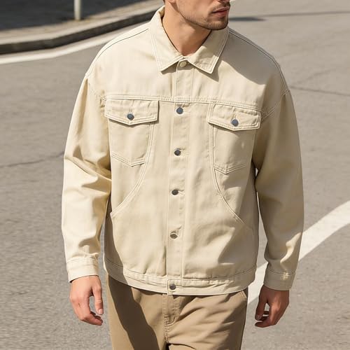 Chaqueta Jean para Hombre Slim Fit Rasgada miniatura 6