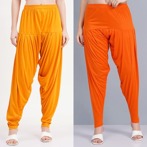 Image of Buy That Trendz Patiala Salwar for Women Relaxed Fit Viscose Patiyala Salwar Harem Bottom Pants