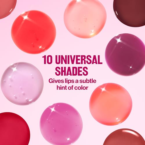 REVLON Super Lustrous Glimmer Lip Oil, 003 Glow Mama, 0.13 fl oz | Moisturizing tinted lip oil with plant-based squalane. Shiny finish. Visibly smooths & plumps lips. - image 8