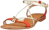 Die Tropezianer Les Tropéziennes par M. Belarbi Damen Hironbuc Sandalen, Orange (Corail/or 938), 40 EU