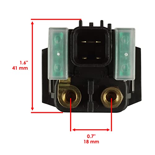 Caltric Starter W/Relay Solenoid Compatible with Yamaha Raptor 700 700R Yfm700 Yfm700R 2006-2026 miniatura 4