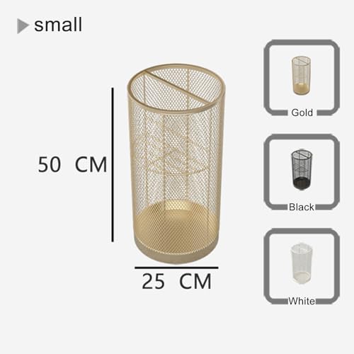 ZJXANMZ Paragüero metálico Comercial de Gran Capacidad, diseño cilíndrico para Entrada, Organizador de Paraguas Moderno para Interiores. - imagen 6
