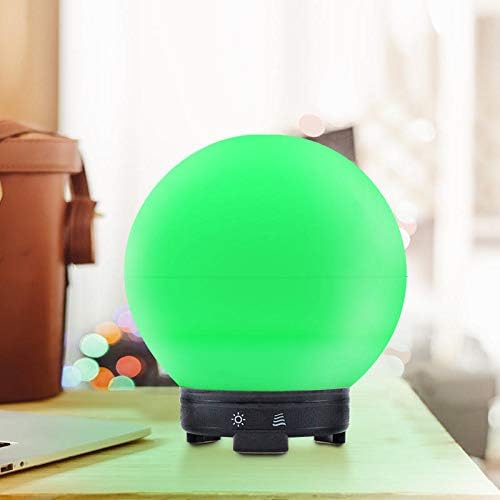 NP 14W 100-240V Ultrasonic 6 Colorful Circular Moon Humidifier ABS Material Timing Control for Home Office (Color : UK Plug)