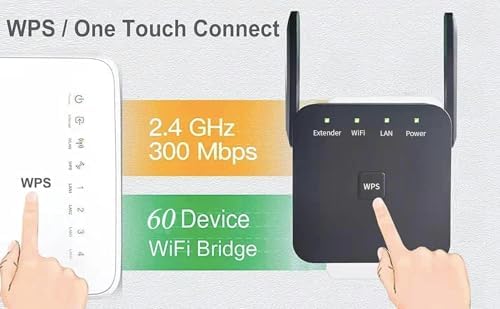 2026 Fastest WiFi Extender, WiFi Repeater, WiFi Booster, Covers Up to 10000 Sq.ft and 80 Devices, Internet Booster - with Ethernet Port, Quick Setup, Home Wireless Signal Booster - 1