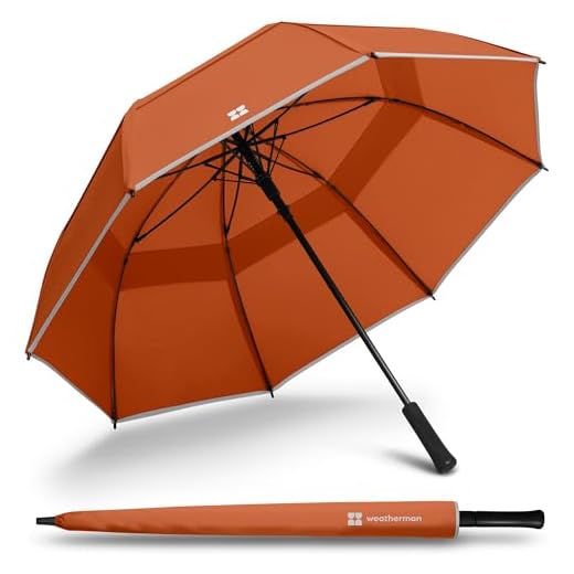 Best solid stick umbrella Weatherman Windproof Stick Umbrella