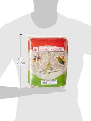 sisal fibre Bird Cage Bedding with a Mix of Vegetable/Animal/Foam Fibres - 500g - Image 5