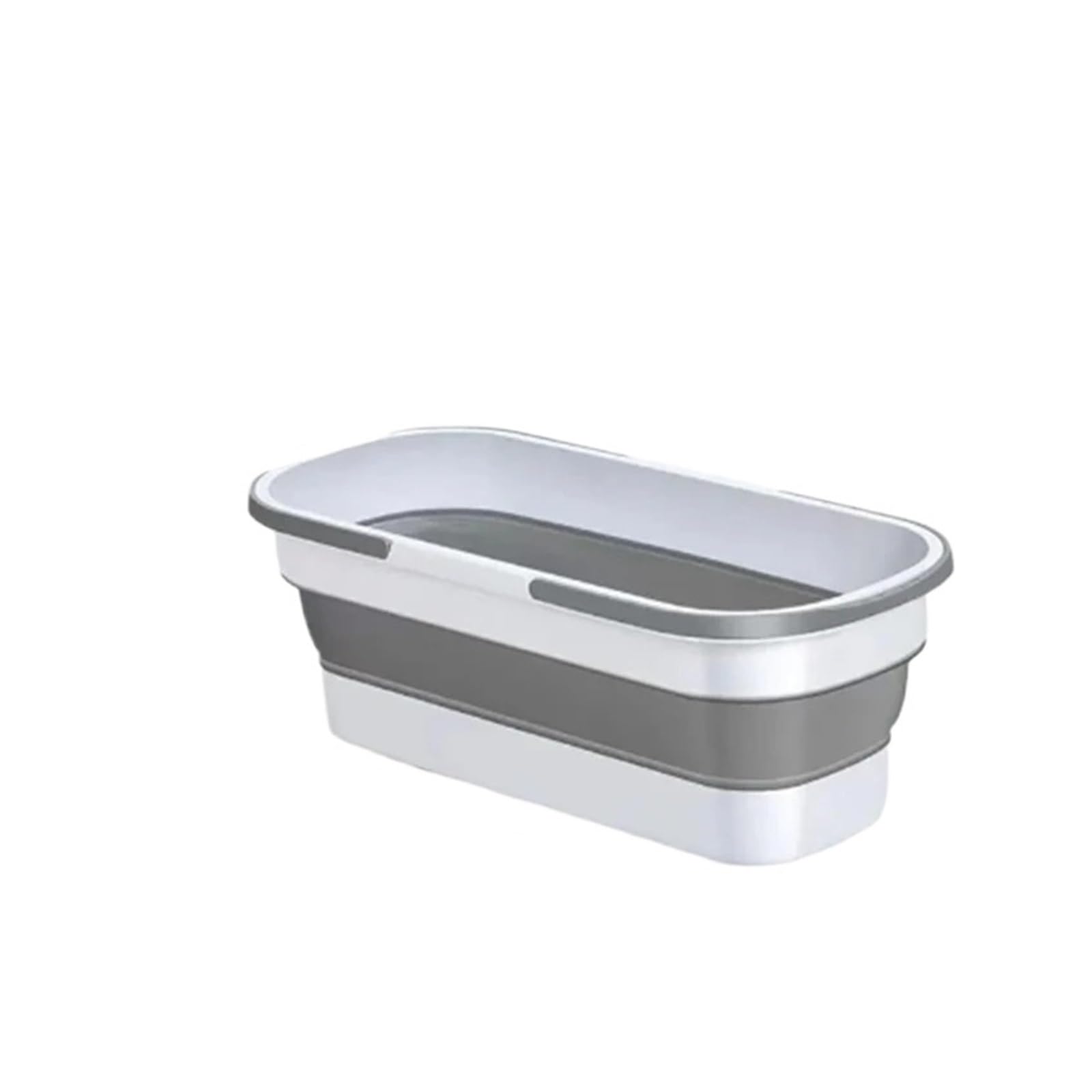 Compatibile con secchio da pesca rettangolare, bacinella portatile in plastica, pieghevole, salvaspazio, grande capacità, for campeggio, viaggio, picnic