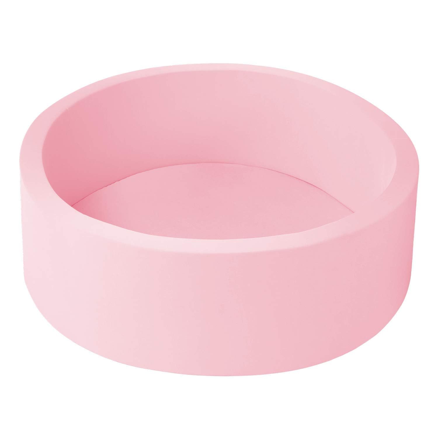 ENMOGO Foam Ball Pit for Toddlers Kids Soft Ball Pool Ideal Gift Play Toy for Children Kiddie Pools - Light Pink
