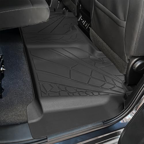 KARPAL Floor Mats Fit for 2019-2024 2025 Chevrolet Silverado 1500/GMC Sierra 1500, 2020-2025 Chevy Silverado/GMC Sierra 2500HD/3500HD Crew Cab, TPE All Weather Floor Liner Car Mats, Front & 2nd Row