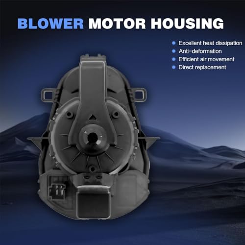Image of HVAC Heater Blower Motor with Fan Cage Compatible with 2011-2017 Touareg,2011-2018 Cayenne,Replace# 7P0820021B, 95857234202, 95857234200, 95857234202