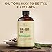 Botanic Hearth Hair Oil for Hair Growth & Hair Treatment Oils | Strengthening Dry, Frizzy, Damaged Hair & Scalp Treatment | All Hair Types | Castor Hair Oil - 4 Fl Oz