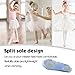 TIEJIAN Ballet Shoes for Girls - Satin Slippers, Toddler Dance Shoes (Little Kid/Big Kid) Blue