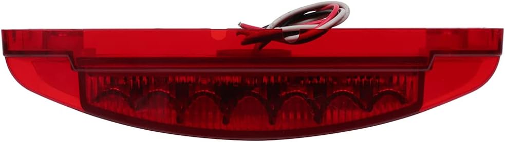 cciyu 5x Red 6" LED Rectangle Side Marker Clearance Trailer Lights 21 Diodes with Reflectors Waterproof Rectangular Led Stop Turn Tail Brake Lights Surface Mount