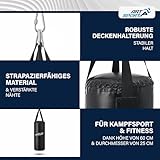 ArtSport Boxsack Set gefüllt & hängend – Kinder Boxset 10 kg mit Boxhandschuhen, Bandagen & Deckenhalterung – ab 6 Jahre – Sandsack Boxen Kickboxen - 5