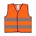 Produktbild First Aid Only Kinder Warnweste 4-5 Jahre Orange | Kinderwarnweste Größe 110/116 | TÜV-geprüfte Sicherheitsweste für Auto, Fahrrad, Schulweg | Reflektorweste in Signal-Orange | P-91914 ORANGE 00