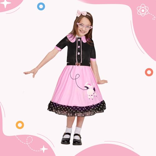 Faybox Poodle Skirt 1950S Costume Accessory Set Halloween 50S Costumes For Girls Daughter Sock Hop Skirts thumb #1