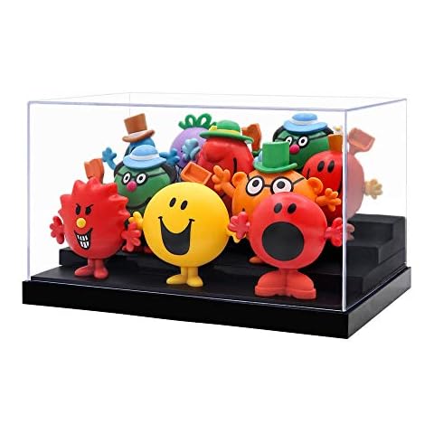 Tingacraft Acrylic Display Case (24 x 16 x 13 cm) for Mini Figure Pop Figures Stackable Perspex Box Cover