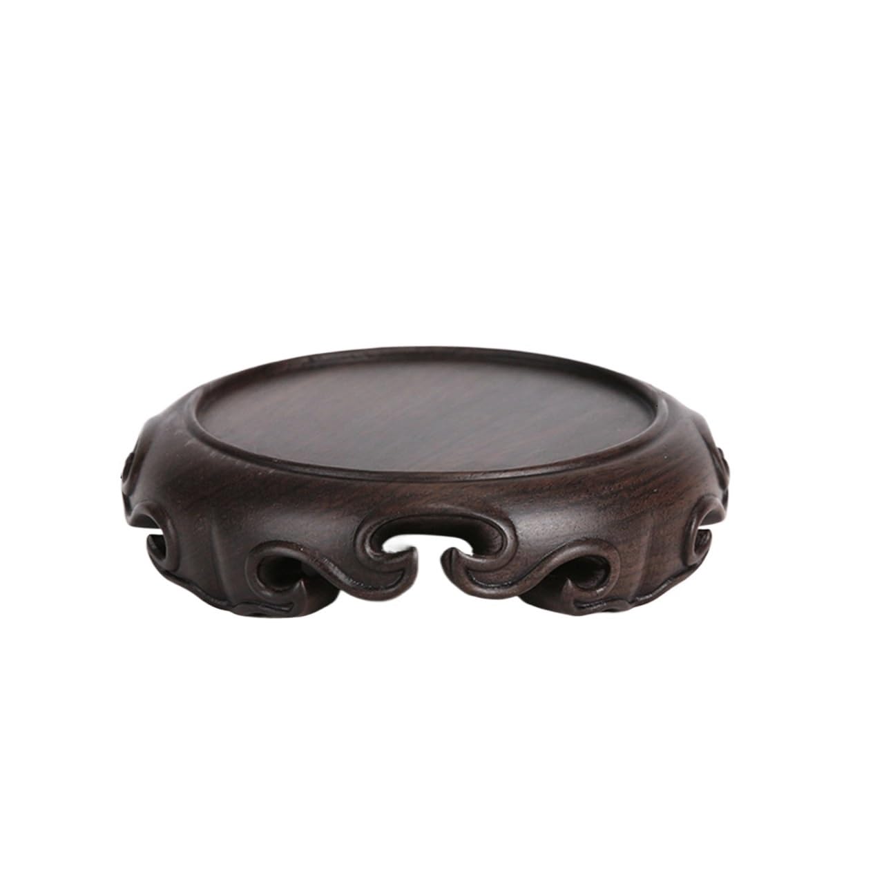 Porte-base de bonsaï en bois massif pour grand vase et plante