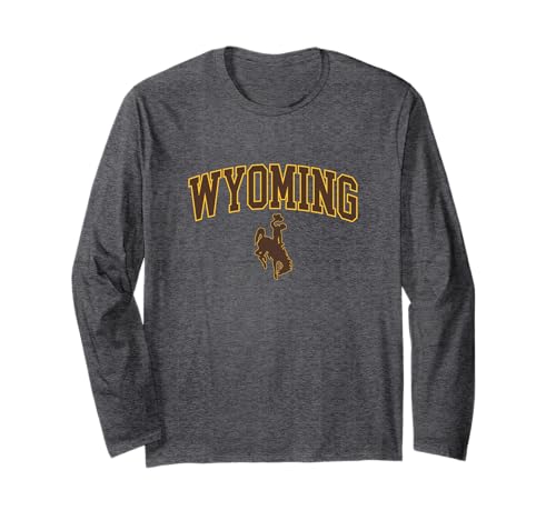 University of Wyoming Men's Fan Favorite Arch | Wyoming Long Sleeve T-Shirt