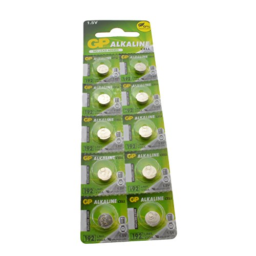 Kenable Gp Alkaline Cell Battery Lr41 192 1.5V [10 Pack] #TOP5