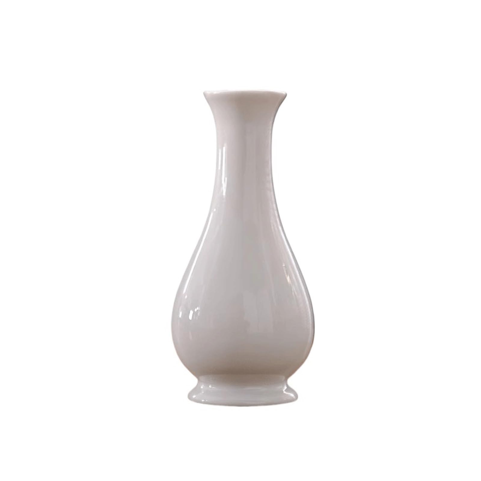 Zthyshoz One Color Decorative Vase Narrow Neck Vase Stylish Home Décor Accent For Living Room Office Ceramic Matte Round Modern Design