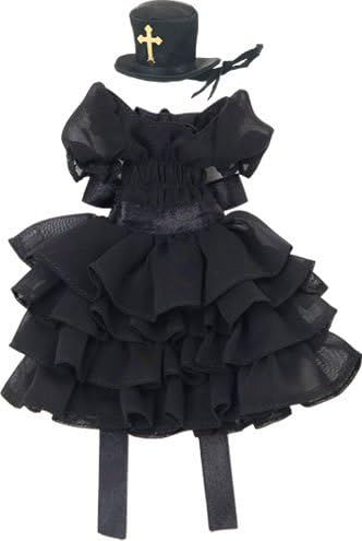 Amazon 小悪魔シフォンワンピースセット 黒 フィギュア ドール 通販