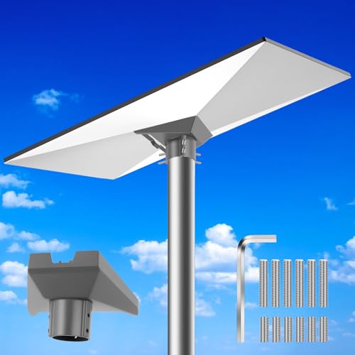 MABCIRY Adaptador de tubo Starlink Gen 3, kit de montagem de adaptador de poste de liga de alumínio, kit de instalação de adaptador de tubo à prova de ferrugem, base de placa de montagem de suporte de