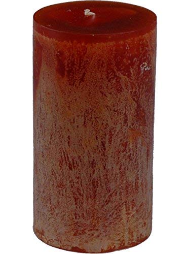 Vance Kitira Caramel Brown Timber Collection Pillar Candle (3.25" By 6") #TOP13