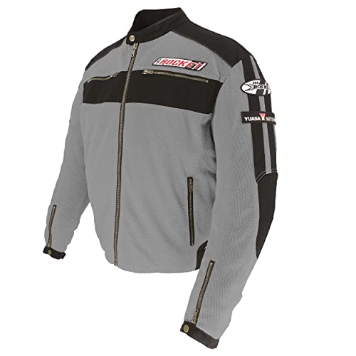 Joe Rocket Seeker Men's Street Motorcycle Jackets - Grey/Black/X-Large