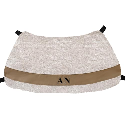 無料名入れ ペットカート あごのせ クッション バギー カートアクセサリー 革タグ 名入れ カバー ペット 汚れ防止 オールシーズン 日本製 犬 猫 お出かけ おしゃれ かわいい シンプル プレゼント ギフト ナコル (【刺繍】アイボリーボア)