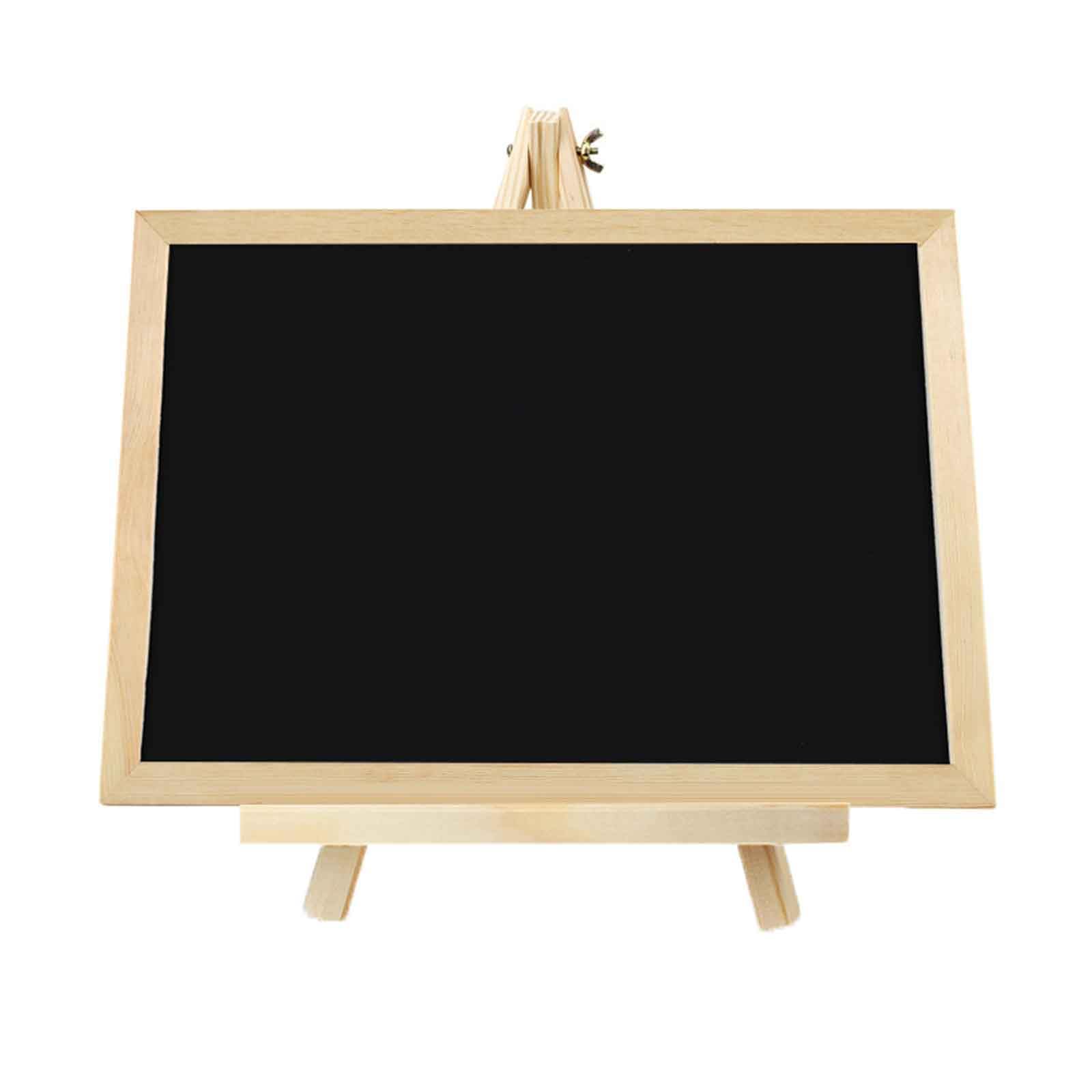 Pizarra Blanca Pequeña Pizarra Magnetica Pizarras Blancas De Rotulador Magnética Whiteboard Borrable White Board Con Soporte Tablero De Escritura De Doble Cara Magnético (Black,30X40CM)