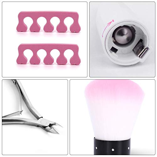 ARTIBETTER 10 Pcs Kit de Broca de Unha Elétrica Bits de Lixa de Unha Elétrica Portátil Ferramenta de