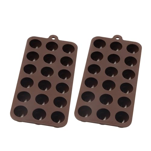 Mrs. Anderson’s Baking Chocolate Mold, European-Grade Silicone, Truffle, Set of 2