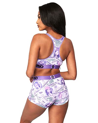 Psd Women's Bratz Billz Pur Sports Bra, Purple, Xl #TOP2