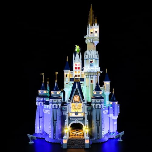 Kyglaring LED Lighting Kit (No Model), Compatible with Lego-71040 The Disney Cinderella Castle Building Blocks Model Set