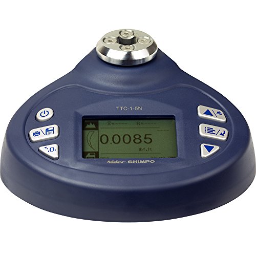 Shimpo TTC-I-100 Torque Tool Tester with 100 N-m (74 ft-lb) Capacity, Blue