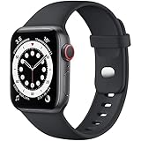 【Paket Enthalten und Kundenservice】Es ist ein Silikon-Ersatzband kompatibel mit iWatch 38mm 40mm 41mm Band im Paket. Wenn Sie irgendein Problem haben, bitte fühlen Sie sich frei, uns zu erreichen, unser Support-Team wird das Beste aus jeder Unterstützung innerhalb von 24 Stunden machen
