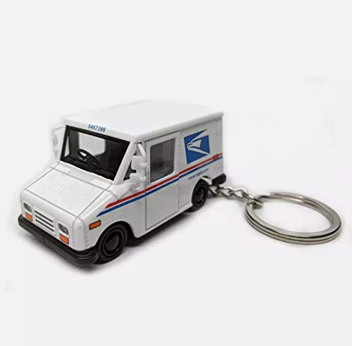 Product Image of the 📬KiNSMART Die Cast 2.5 Inch United States Postal Service Truck USPS Grumman LLV 1:72 Scale 2.5in Key-Chain