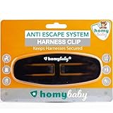 HOMYBABY® Chest Clip bébé - Empêche l’enfant de sortir les bras du harnais - Boucle pour harnais de chaise haute pour enfant - Pince harnais enfant - Clip de Poitrine Bébé