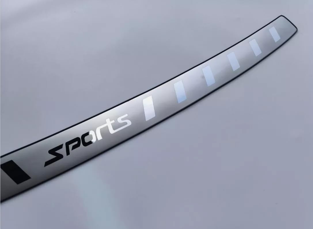 Car Stainless Steel Rear Bumper Protector, for BMW X3 2018 2019 2021 2022 Accessories, Auto Parts Tailgate Back Trunk Door Sill Cover Scuff Plate Strip Guard Protection