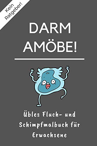 KEIN RATGEBER! DARM AMÖBE! ÜBLES FLUCH- UND SCHIMPFMALBUCH FÜR ERWACHSENE: A5 freches Schimpfwörter Malbuch für Erwachsene | Cooles Buero Geschenk für ... Entspannen und Abreagieren (German Edition)