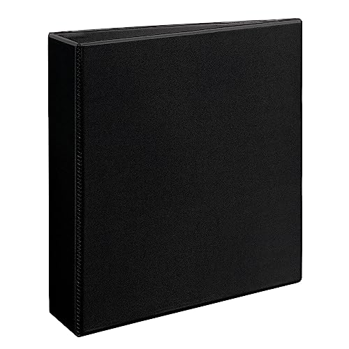 Image of Avery Heavy-Duty View Binder, 2 inch One-Touch Slant Rings, 500-Sheet Capacity, DuraHinge, Black (79692)