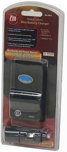 Canon EOS Digital Rebel XT, EOS Digital Rebel XTi - Replacement Battery Charger (Incl. Car and European Plug Adapters)