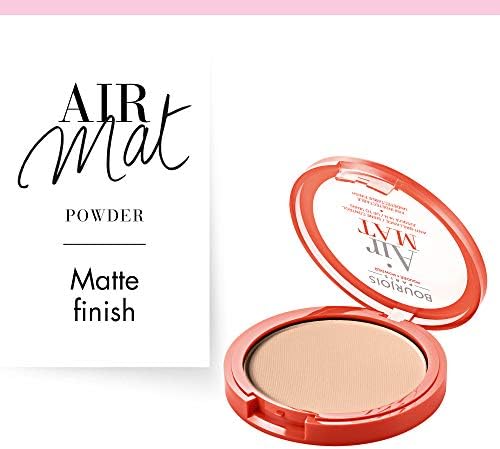 Bourjois Air Mat Matte Finish Compact Powder 1 Rose Ivory, 1g