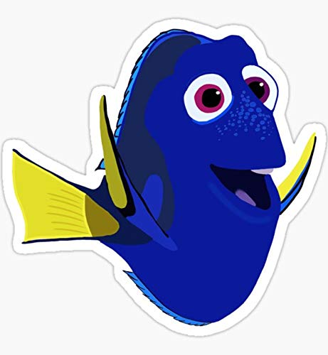 Dory Sticker Graphic - Auto, Wall, Laptop, Cell, Truck Sticker for Windows, Cars, Trucks