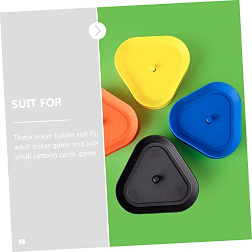 CLISPEED 60 Pçs Suporte De Pôquer Mãos Livres Suporte De Pôquer Clipe Porta-Fotos Suporte De Pôquer