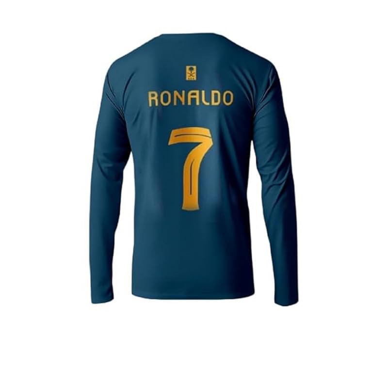 RJM Ronaldo 7 Football Tshirt Sports|Alnassar Jersey 2023 for Men & Boys(X-Large 42,Multicolor) 1