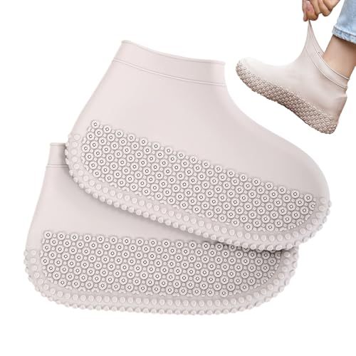 Kustimantu Couvre-chaussures pour la pluie, couvre-chaussures imperméables | Protection en silicone anti-glissement, galoches réutilisables