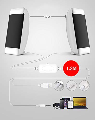 Accod Wired USB Powered Desktop Speaker with Stereo Sound - Image 7