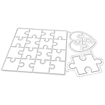 1Pc Craft Decoration Jigsaw Cutting Dies Unique Square Card Frame Die Creative Puzzle Cutting Templates for Card Making Templated